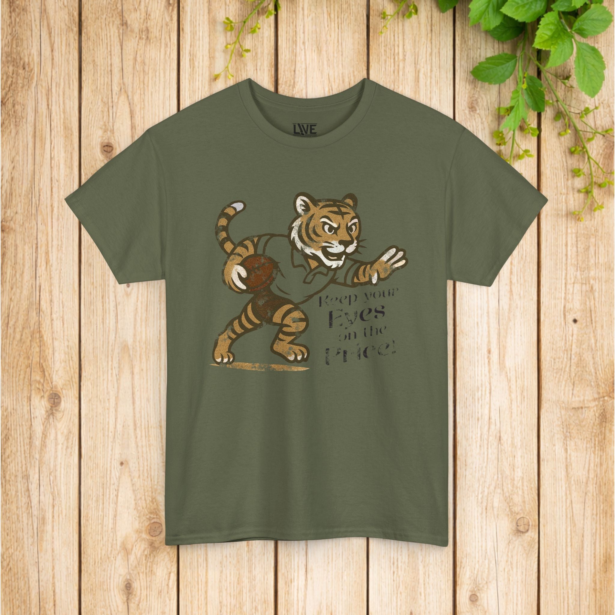 Eyes on the Price - Tiger Football T-Shirt