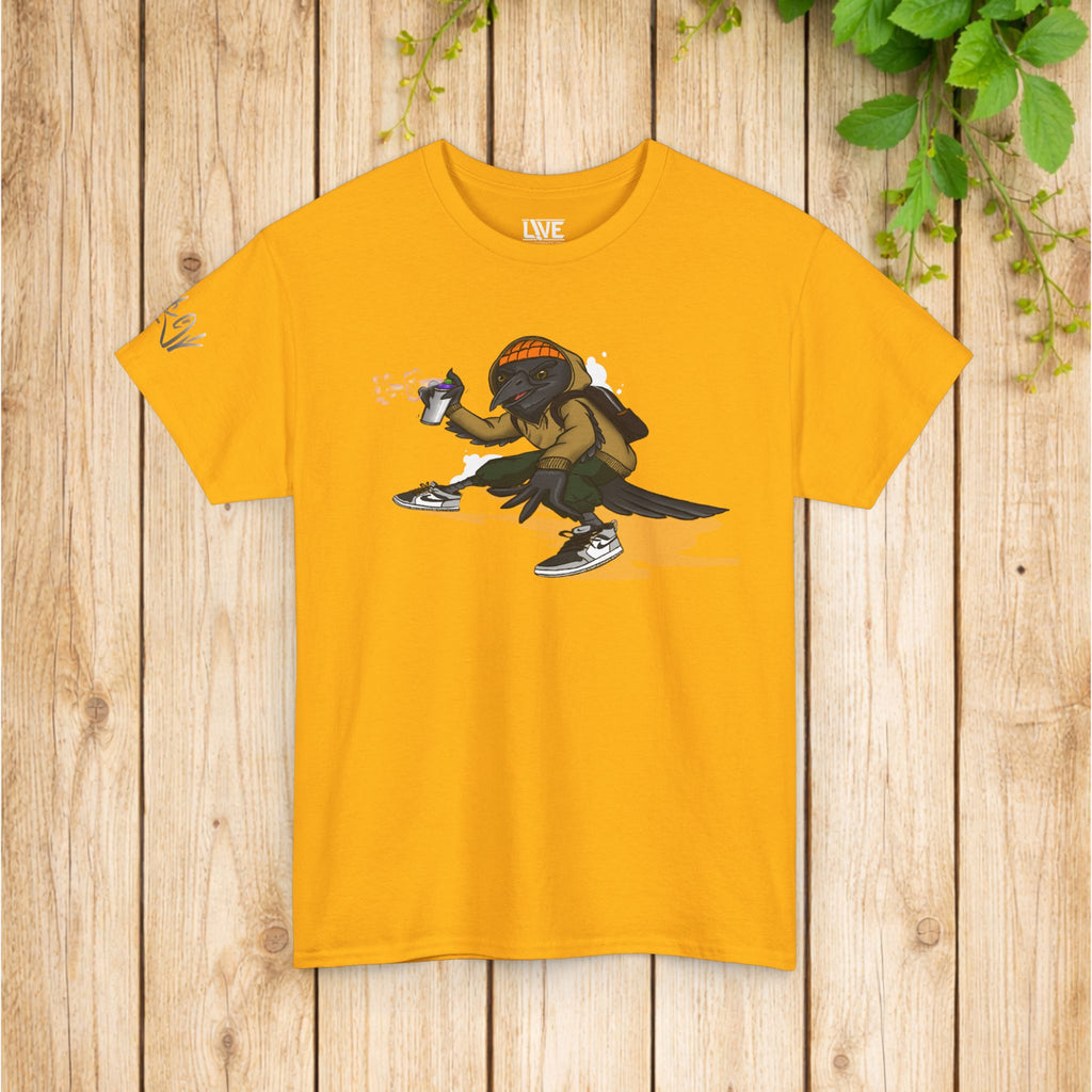 Camiseta Gráfica de Skateboarder Callejero – Diseño de Grafiti Urbano