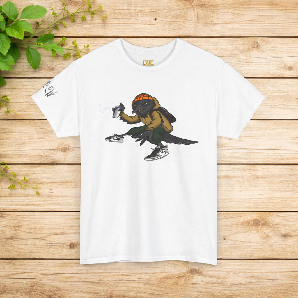 Camiseta Gráfica de Skateboarder Callejero – Diseño de Grafiti Urbano